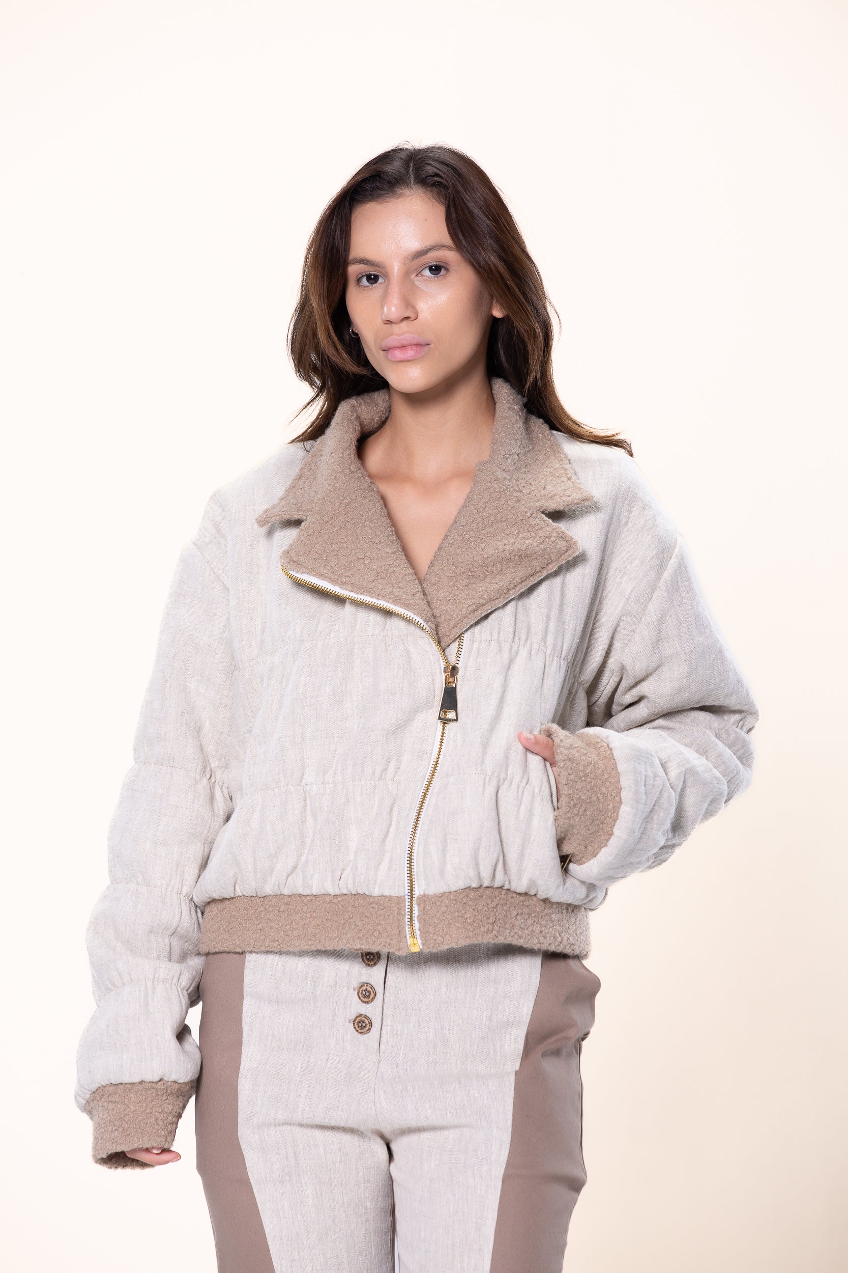 Shamsa Shearling Jacket – Yalin