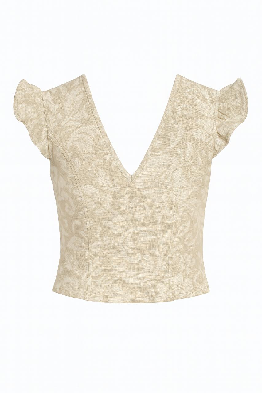 Floral Sleeveless Top