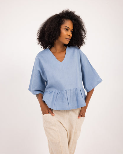 Fluff Sleeve Top