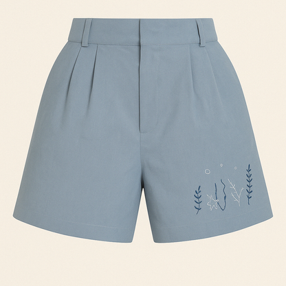 Coral Midi Shorts