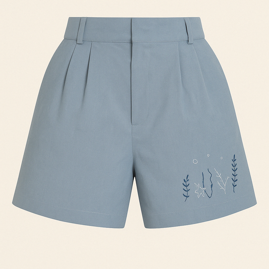Coral Midi Shorts