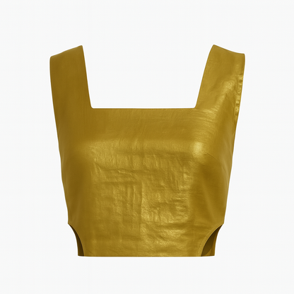 Golden Aura sleeveless top