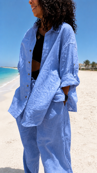 Oversized Linen Shirt