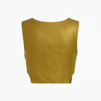 Golden Aura sleeveless top