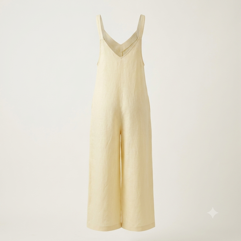 Linen Balloon Jumpsuit