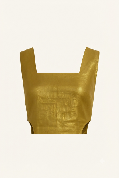 Golden Aura sleeveless top
