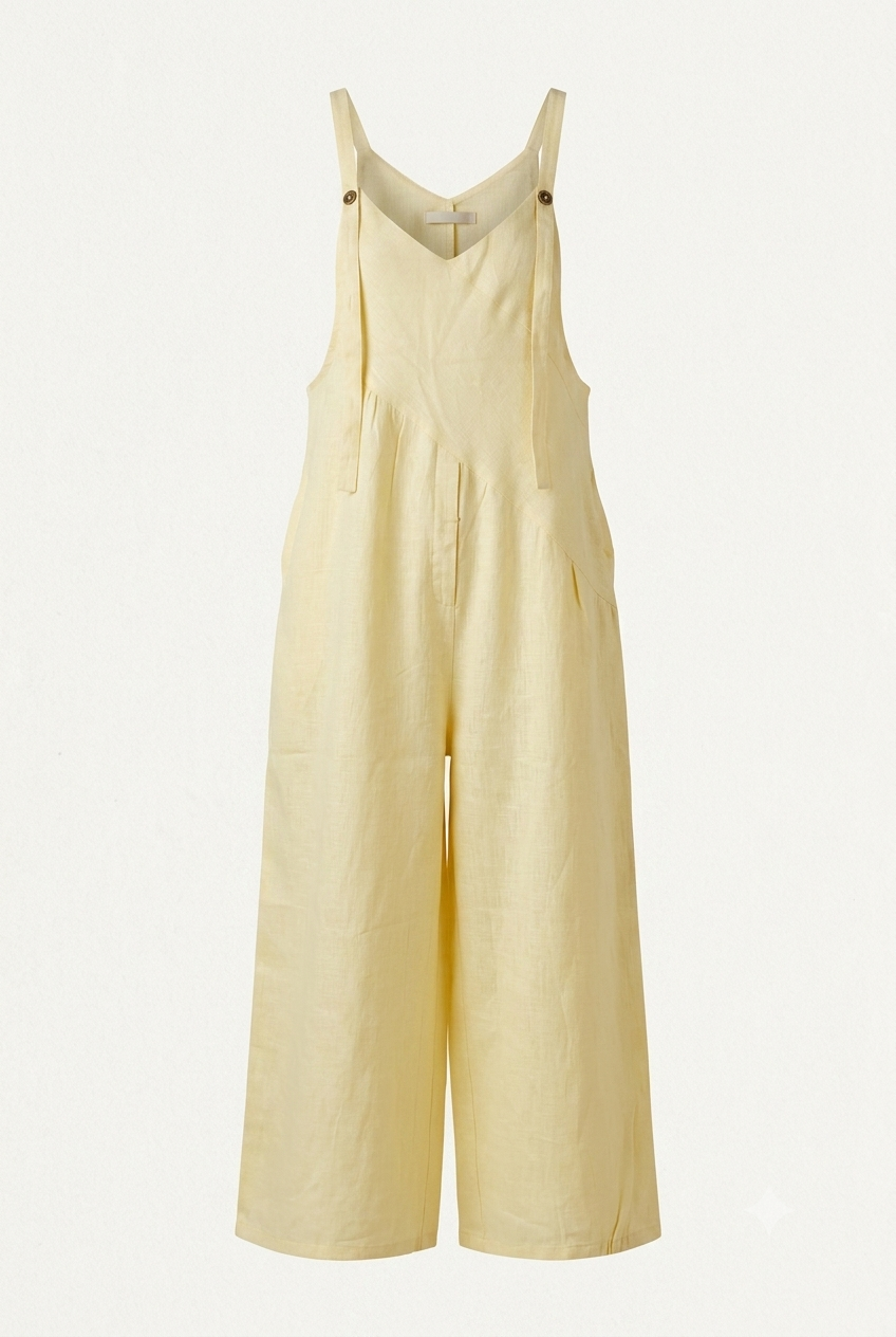 Linen Balloon Jumpsuit