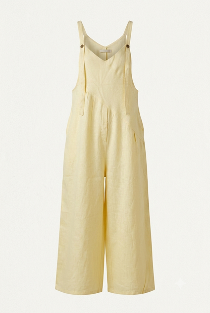 Linen Balloon Jumpsuit