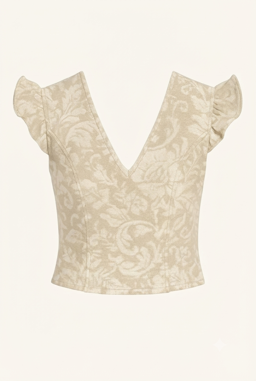 Floral Sleeveless Top