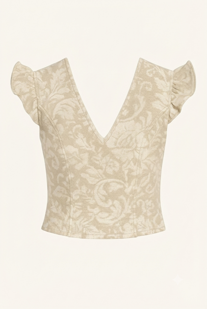Floral Sleeveless Top