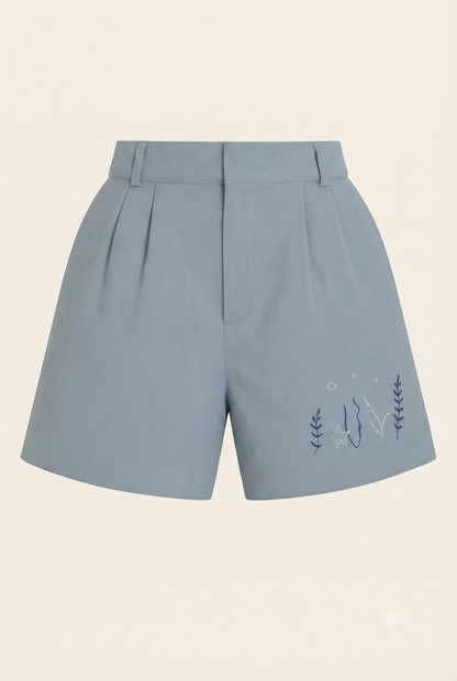Coral Midi Shorts