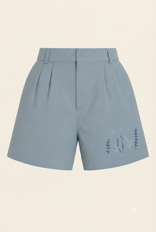 Coral Midi Shorts