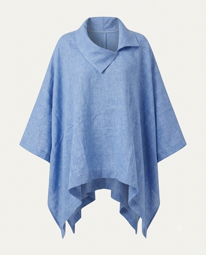 Linen Summer Poncho