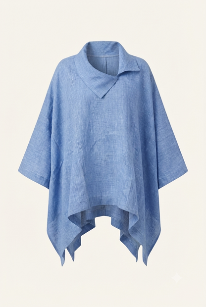 Linen Summer Poncho
