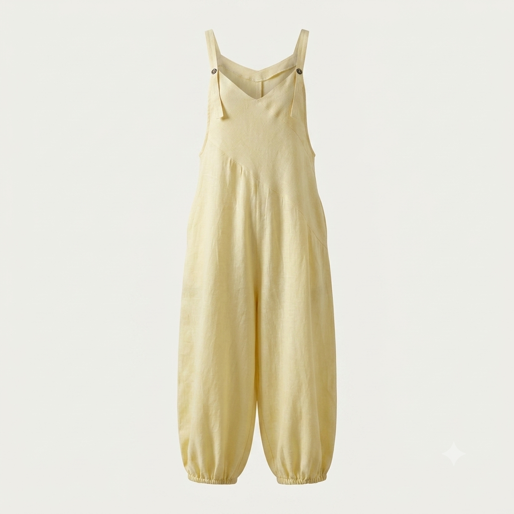 Linen Balloon Jumpsuit