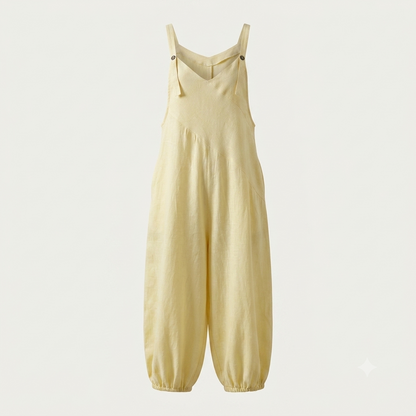 Linen Balloon Jumpsuit